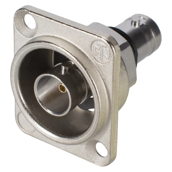 BNC-Durchgangsbuchse " D-Flansch" isol.