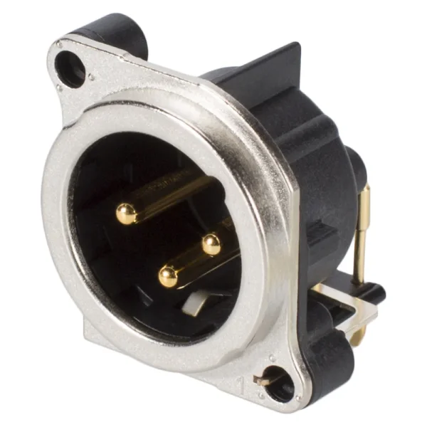 NEUTRIK XLR-Einbaustecker B-Serie, 3pol