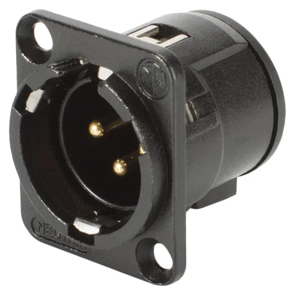 NEUTRIK XLR-Einbaustecker 3polig,