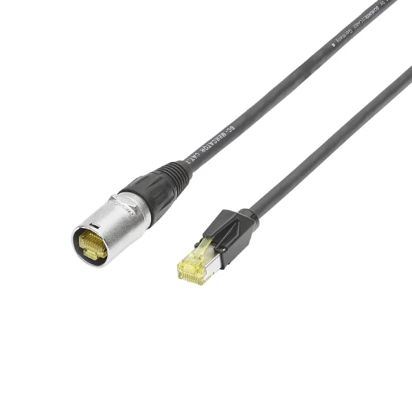 Netzwerkkabel CAT7 PUR, schwarz, 20,00m