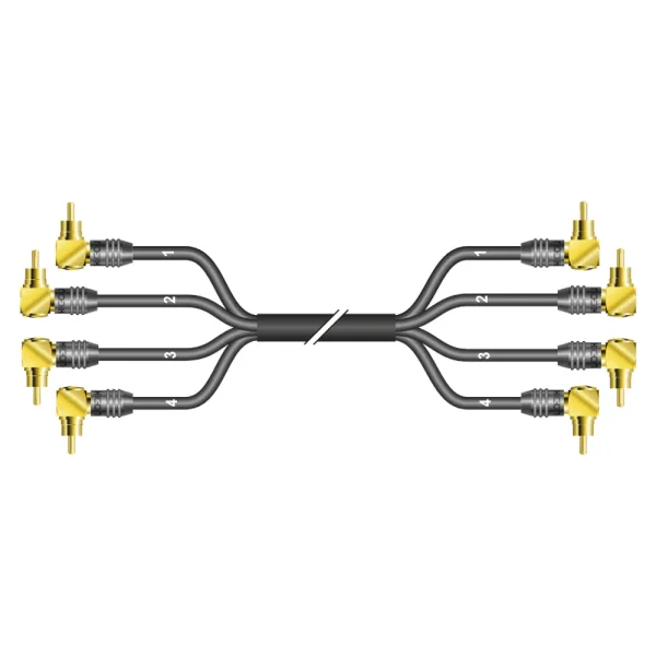 Multicorekabel Quantum, schwarz,  1,00m