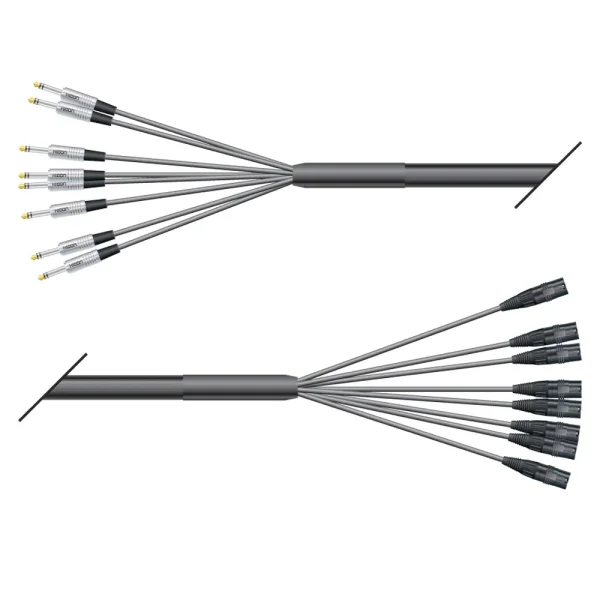 Multicorekabel Quantum, schwarz, 10,00m