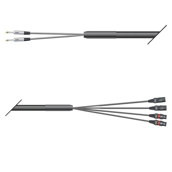 Multicorekabel Quantum, schwarz,  2,00m