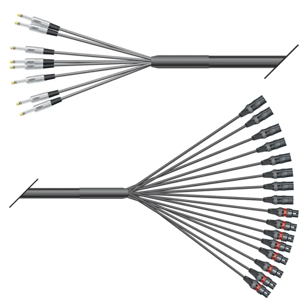 Multicorekabel Quantum, schwarz,  3,00m