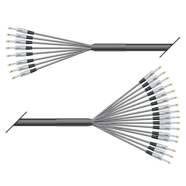 Multicorekabel Quantum, schwarz,  6,00m