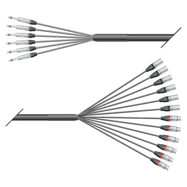 Multicorekabel Quantum, schwarz,  3,00m