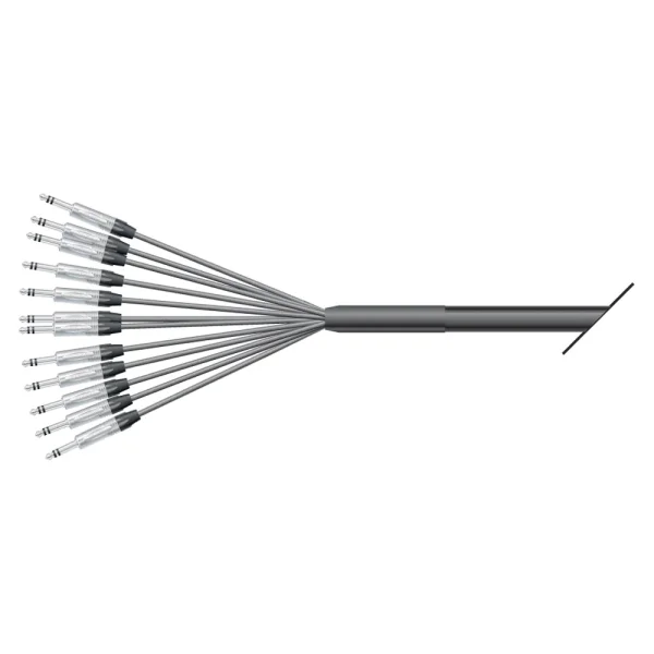 Multicorekabel Quantum, schwarz,  6,00m