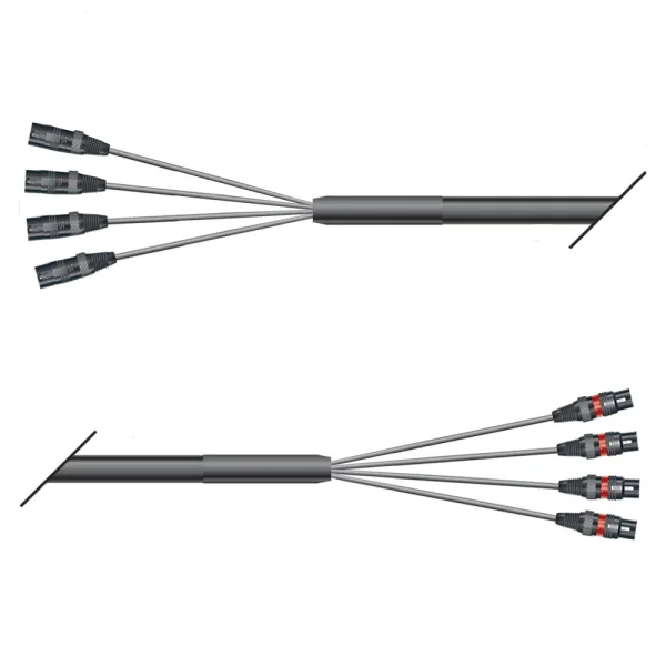 Multicorekabel Quantum, schwarz,  2,00m