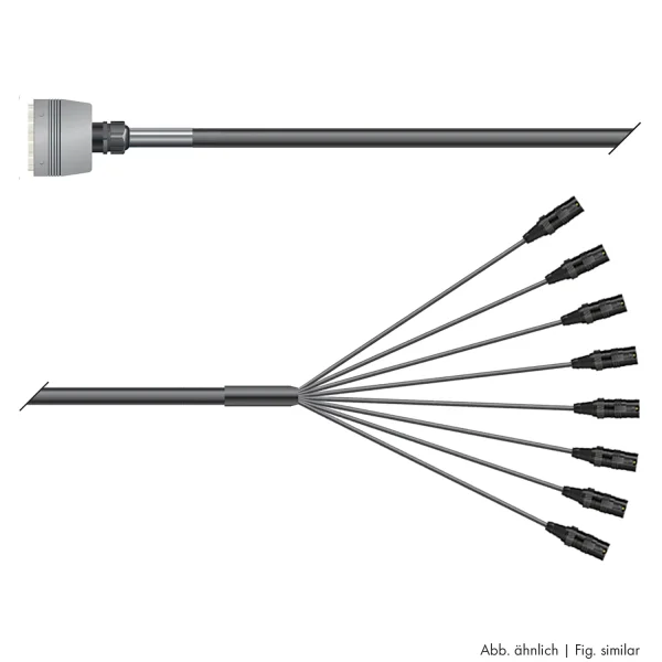 Multicorekabel Quantum, schwarz, 25,00m