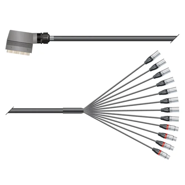 Multicorekabel Quantum, schwarz, 10,00m