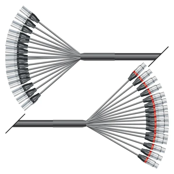Multicorekabel Quantum, schwarz, 10,00m