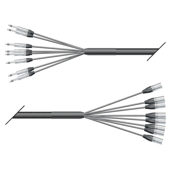 Multicorekabel Quantum, schwarz,  3,00m