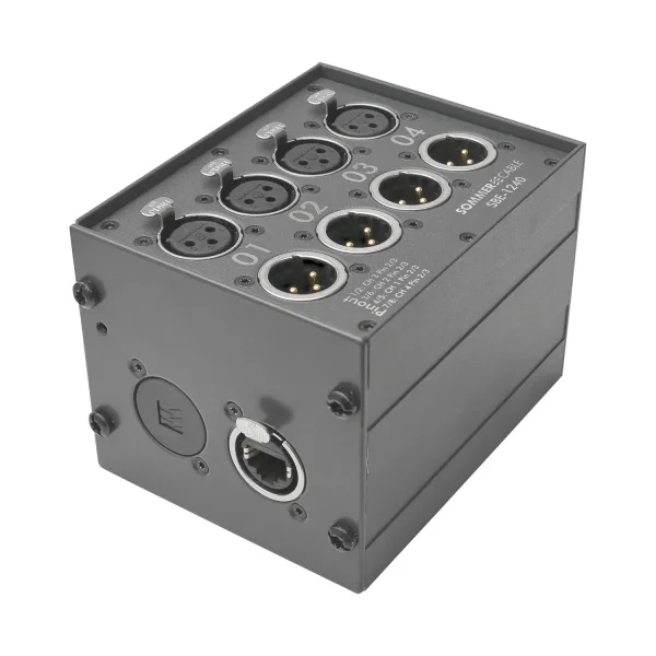 SYSBOXX 1xNE8F <> 4xXLR3 F/M parallel