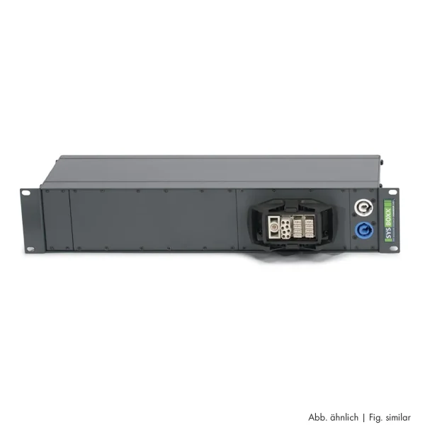 SYSBOXX 19", 2HE, 2TE, LAN/POWER-Box IN