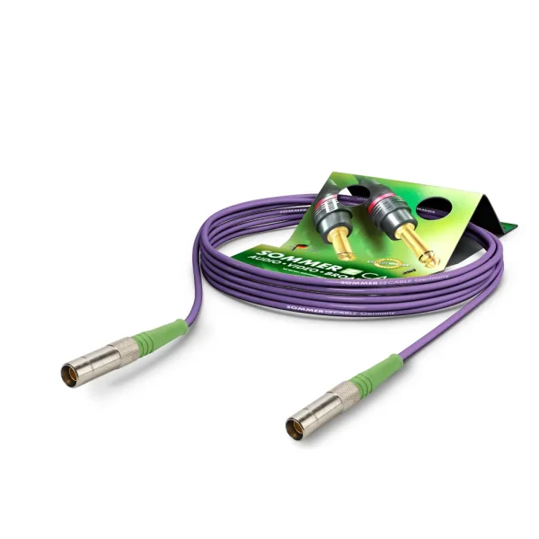 Koaxkabel Slimline, violett,  1,20m