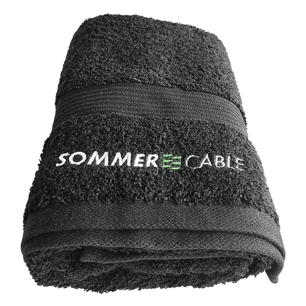 Handtuch schwarz Sommer cable