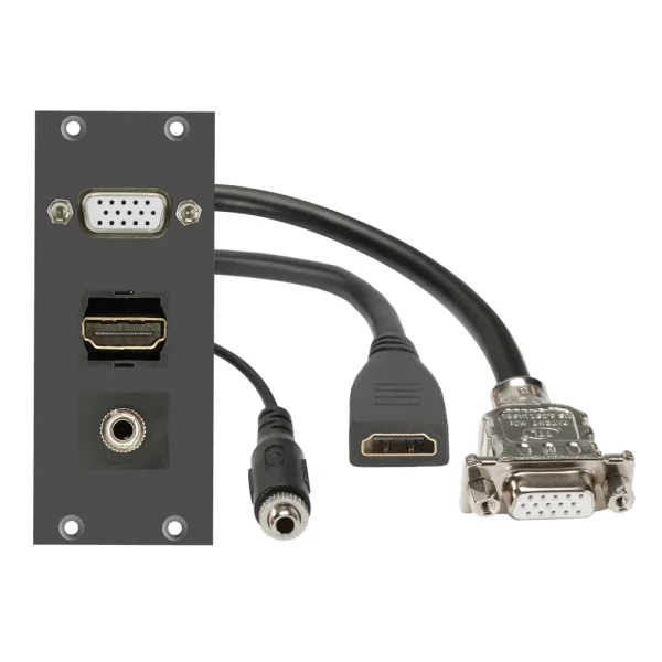 SYSBOXX Frontblech 2HE, 1BE, VGA+HDMI