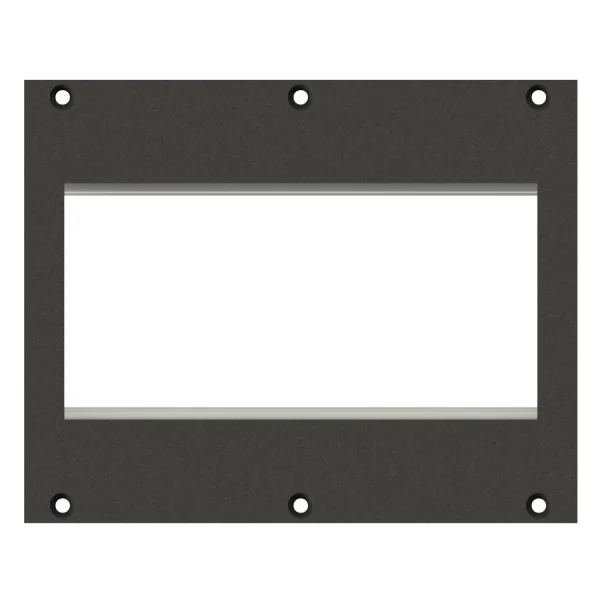 SYSBOXX-Frontblech 2HE 3BE 2xW45-Modul