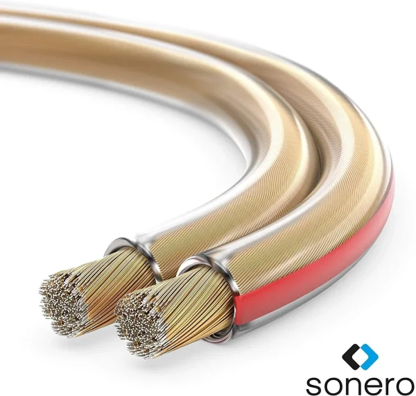 Sonero Premium 1,50mm² Lautsprecherkabel, 100,00m