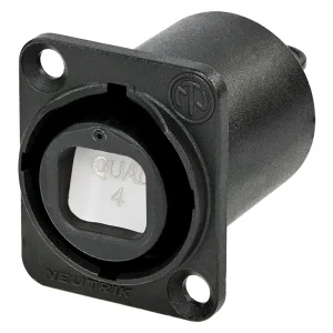 NEUTRIK OpticalCon Quad Einbaubuchse