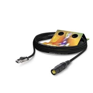 Netzwerkkabel CAT7 PUR, schwarz,  1,00m