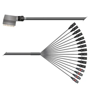 Multicorekabel Quantum, schwarz, 10,00m