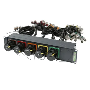 SYSBOXX 19", 2HE 1TE, Ausspeisebox 5fach