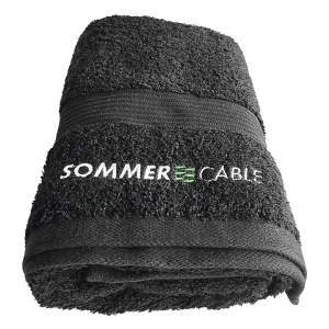 Handtuch schwarz Sommer cable