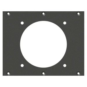 SYSBOXX-Frontblech 2HE 3BE 1xLK85-pol/